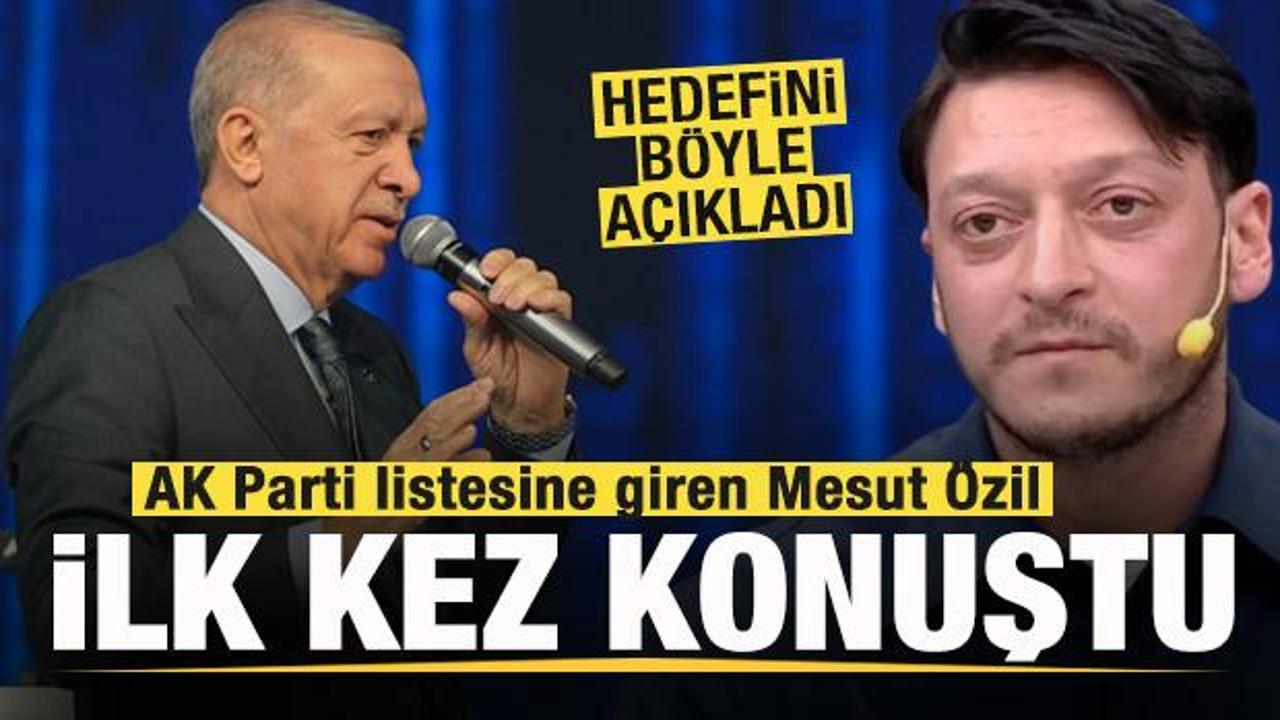 AK Parti listesine giren Mesut &Ouml;zil ilk kez konuştu! Hedefini b&ouml;yle a&ccedil;ıkladı