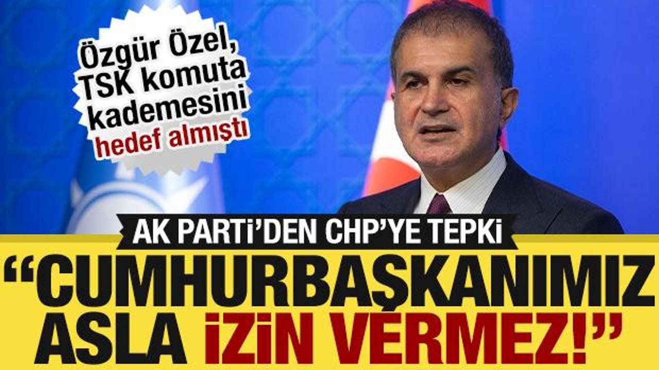 AK Parti'den Özgür Özel'e tepki! 'TSK'nın komuta heyetini saygısızca hedef aldı'