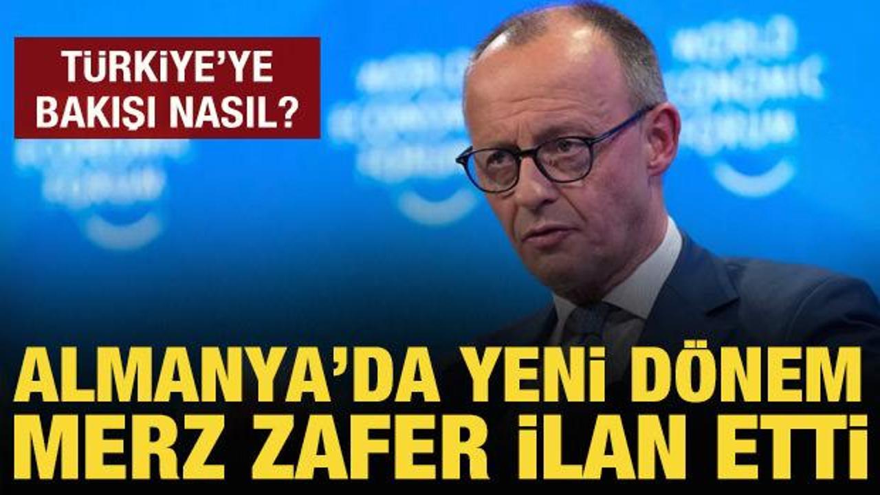 Almanya'da se&ccedil;im sonu&ccedil;ları belli oldu: Merz zafer ilan etti