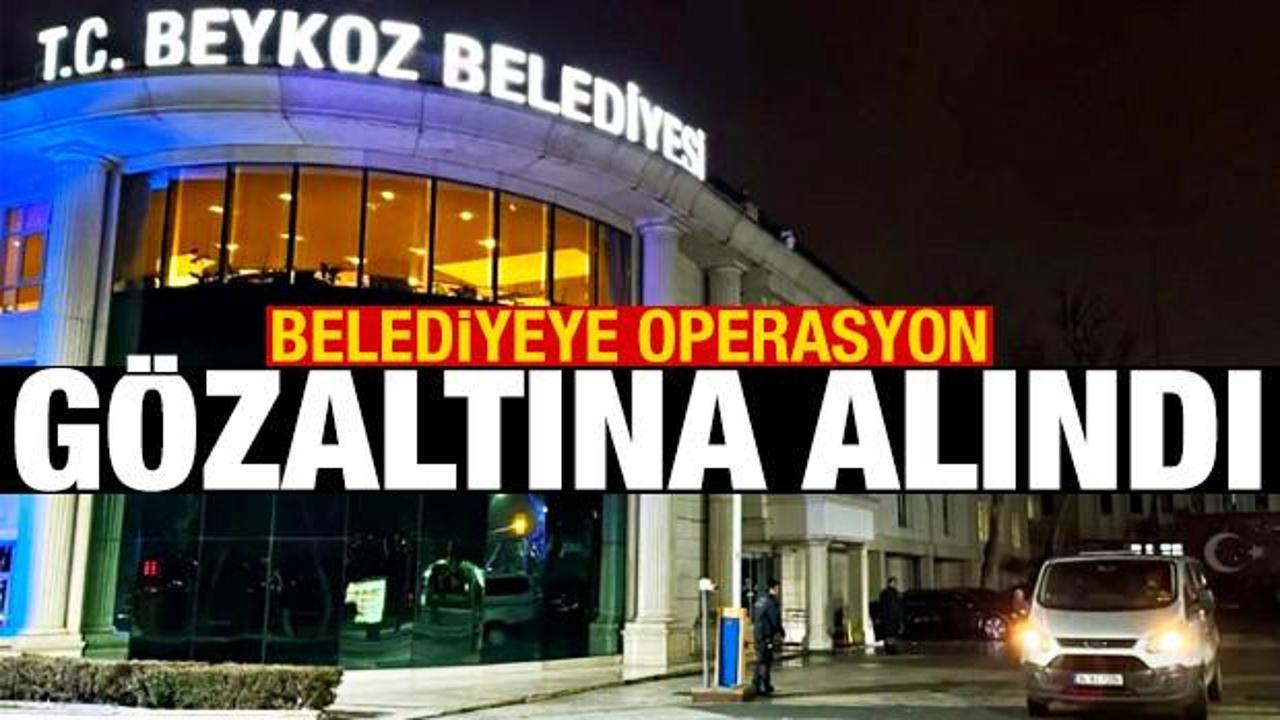 Beykoz Belediyesi'ne operasyon! Eski Kültür Müdürü gözaltına alındı
