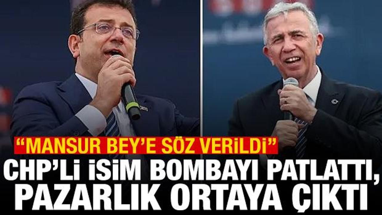 CHP'li &Ccedil;i&ccedil;ek'ten &ouml;n se&ccedil;im iddiası: Mansur Bey'e s&ouml;z verildi