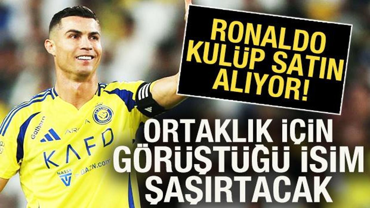 Cristiano Ronaldo kul&uuml;p satın alıyor! Ortaklık i&ccedil;in g&ouml;r&uuml;şt&uuml;ğ&uuml; isim şaşırtacak