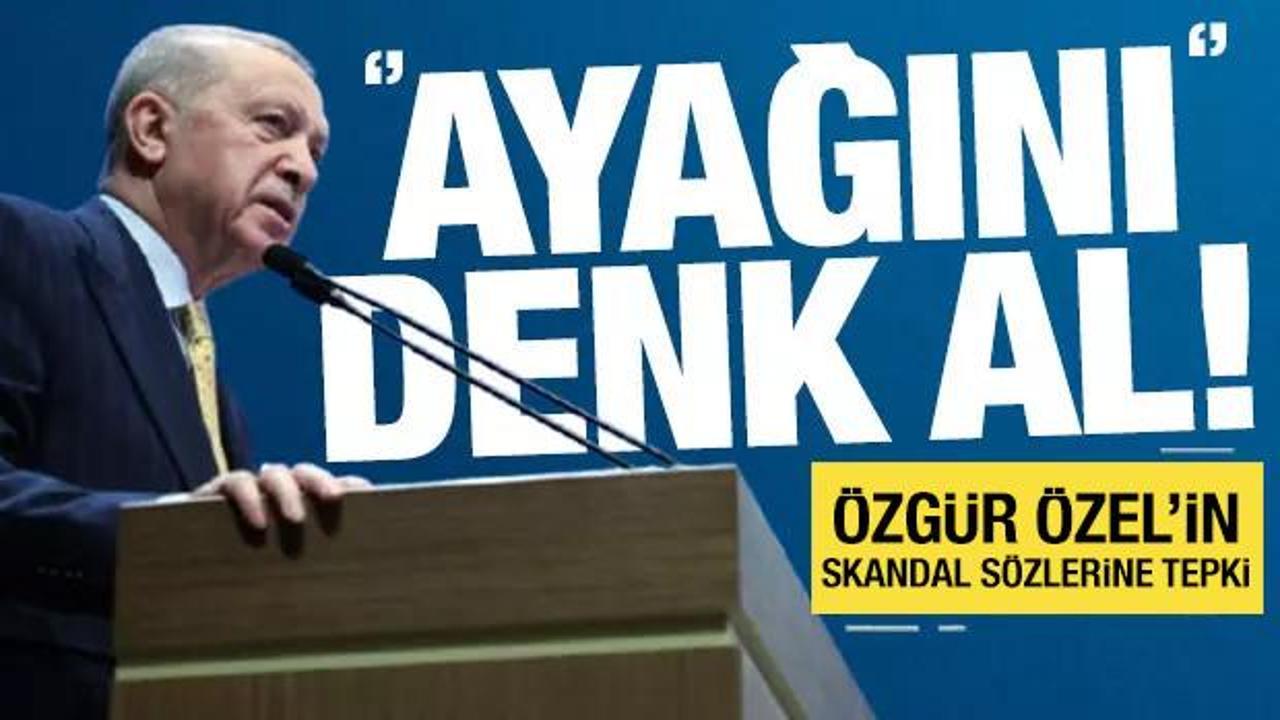 Cumhurbaşkanı Erdoğan: Başkomutan olarak s&ouml;yl&uuml;yorum! Ayağını denk al