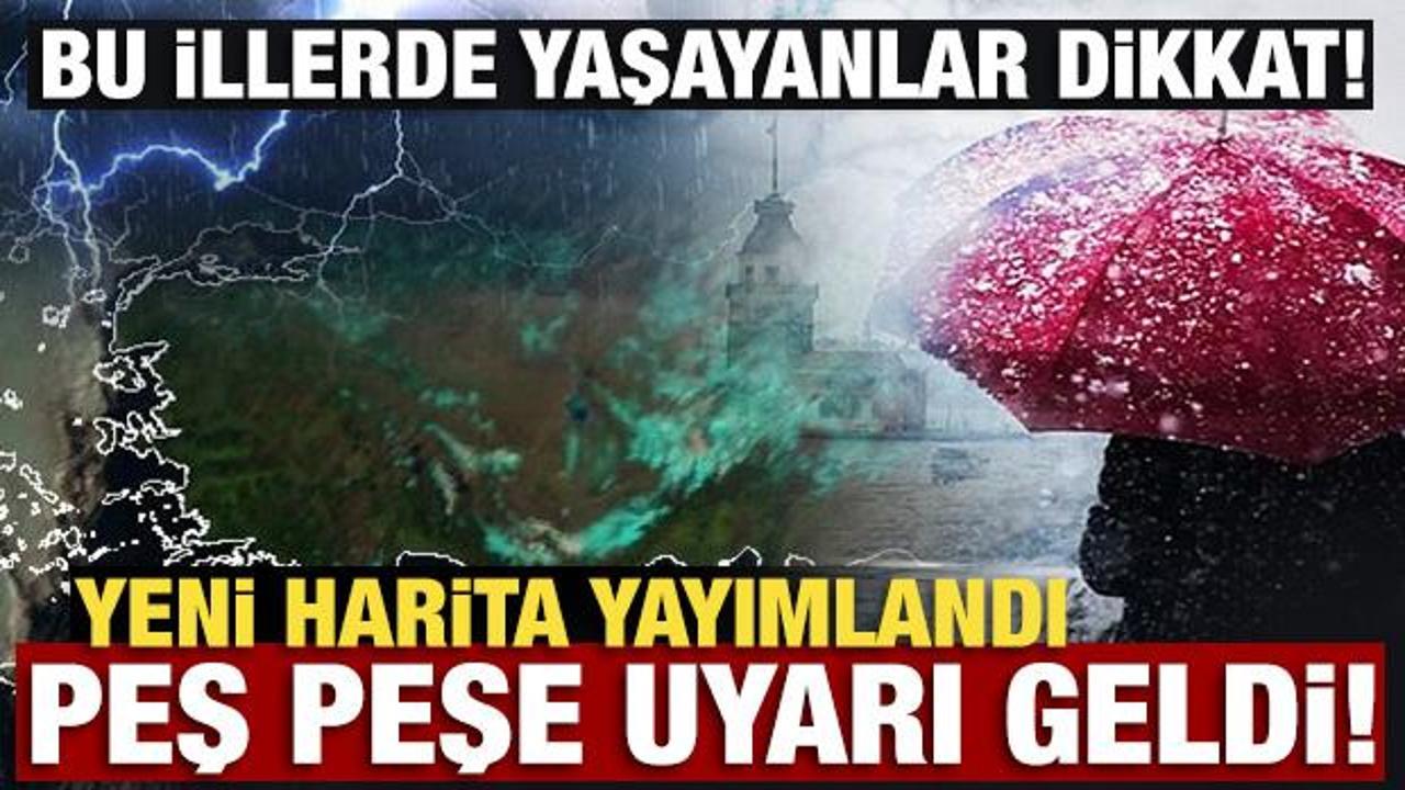 Meteoroloji'den peş peşe uyarı: Kar, buzlanma, don ve &ccedil;ığ!