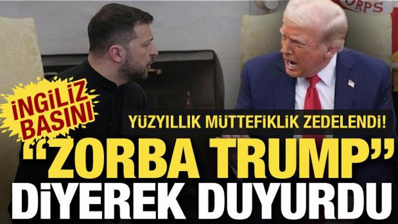 M&uuml;ttefiklik zedelendi! İngiliz basını "Zorba Trump" diyerek duyurdu