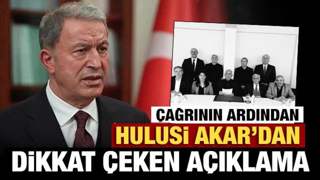 Öcalan'ın çağrısının ardından Hulusi Akar'dan dikkat çeken açıklama: Mücadele sürüyor