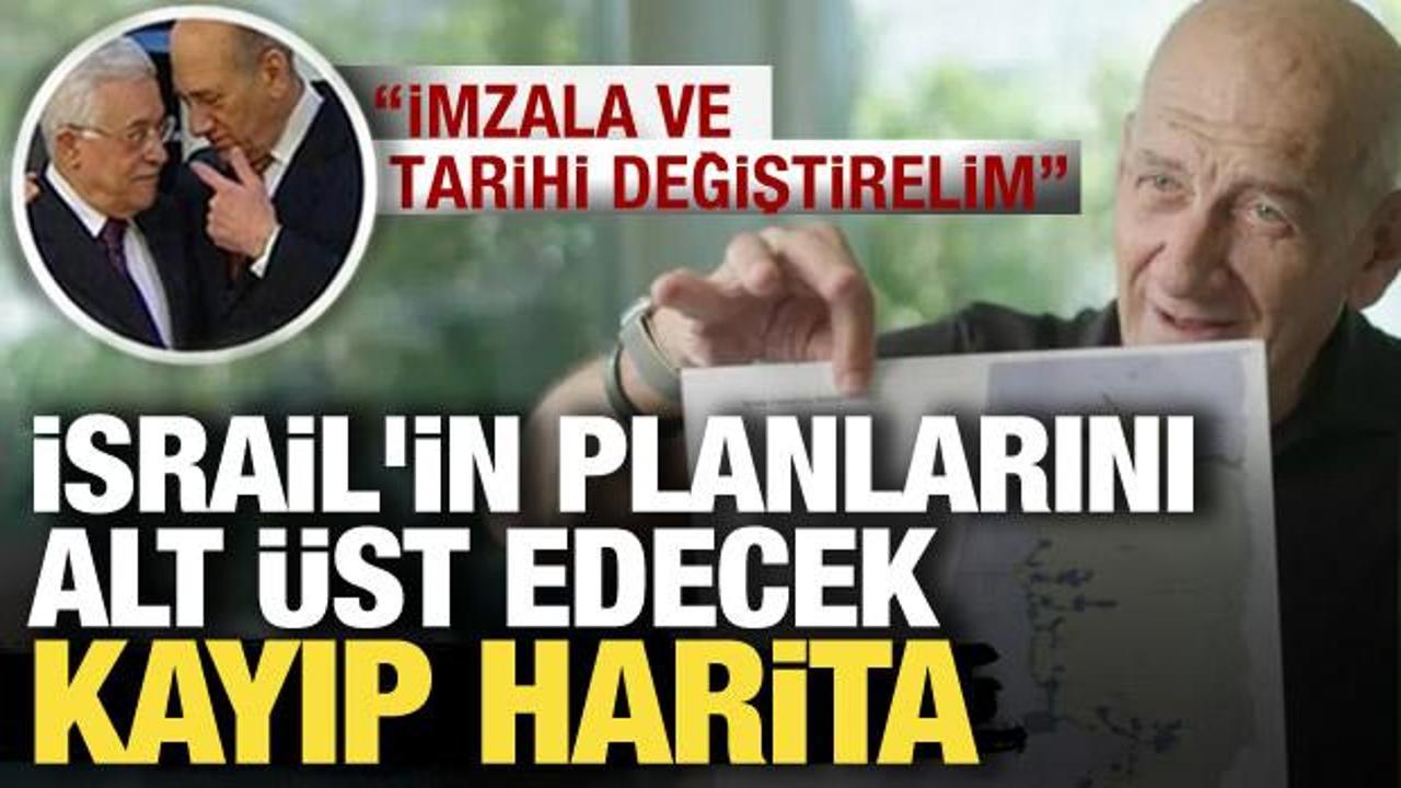 Orta Doğu'nun kaderini değiştirecek kayıp harita! İsrail Eski Başbakanı gün yüzüne çıkardı