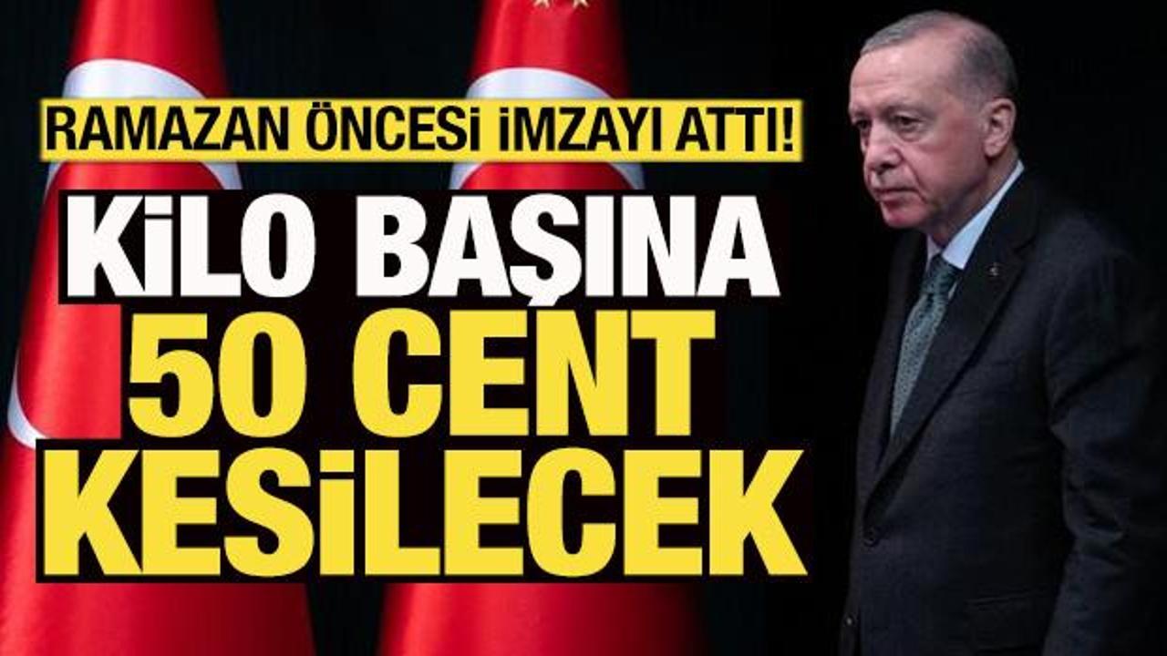 Ramazan &ouml;ncesi yumurta tedbiri! Erdoğan imzayı attı