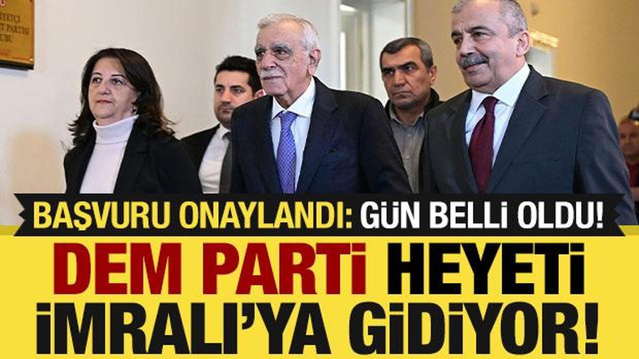 Son dakika... DEM Parti İmralı'yi ziyaret edecek: Gün belli oldu!