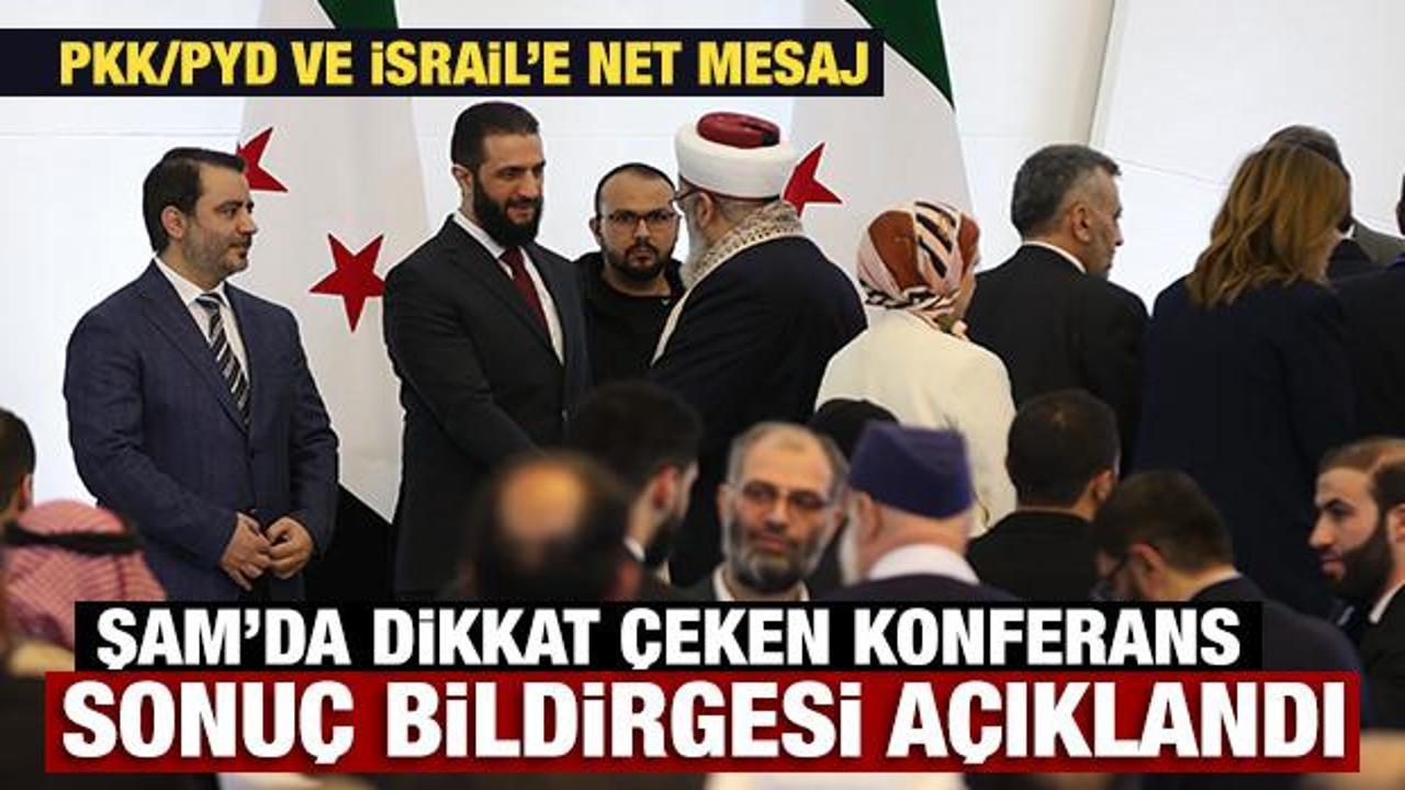 Suriye Ulusal Diyalog Konferansı'nda sonu&ccedil; bildirgesi a&ccedil;ıklandı