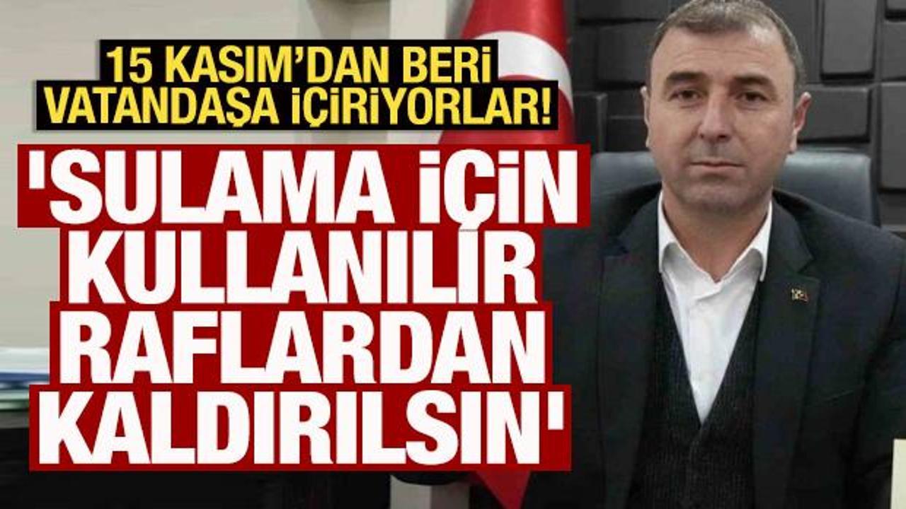 Süt sektöründe çarpıcı iddia! 'Sulama için kullanılır, raflardan kaldırılsın'