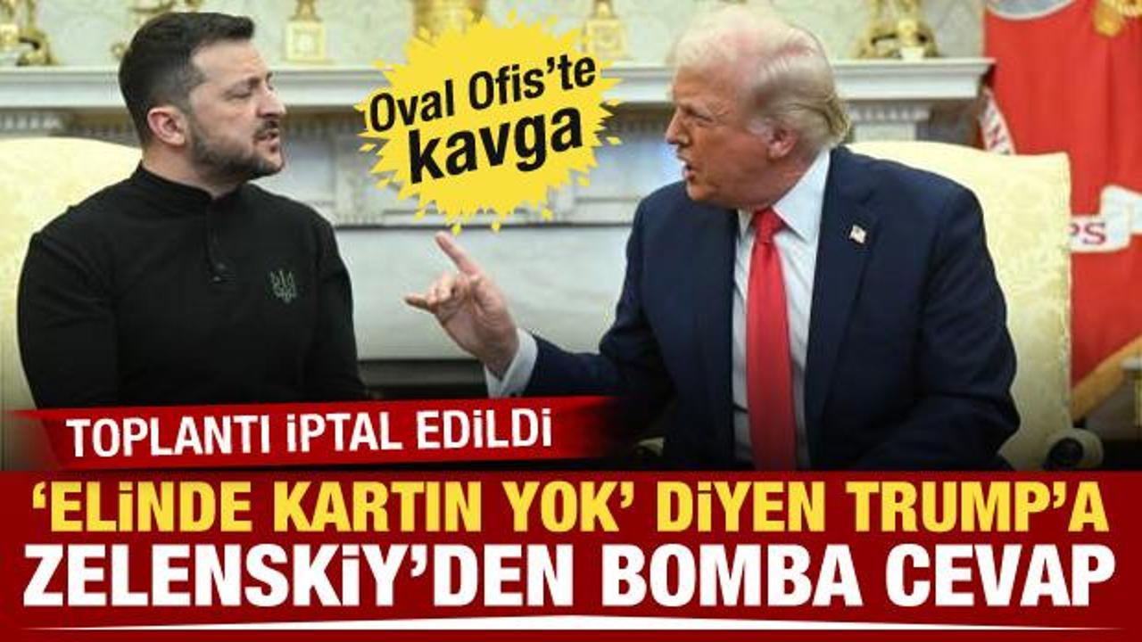 Trump ile Zelenskiy Beyaz Saray'da tartıştı: Saygısızlık ediyorsunuz