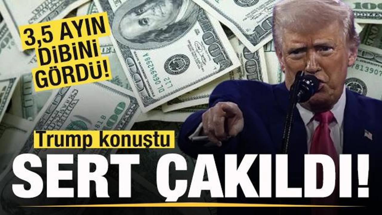 Trump konuştu, sert çakıldı! 3,5 ayın dibini gördü! 