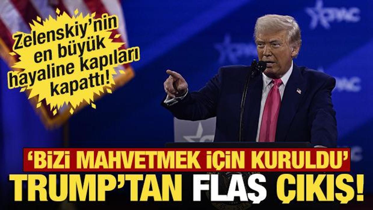 Trump'tan Avrupa Birliği &ccedil;ıkışı! "ABD'yi mahvetmek i&ccedil;in kuruldu"