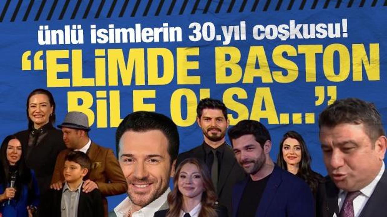 &Uuml;nl&uuml; isimlerin 30. Yıl coşkusu: Elimde baston bile olsa devam!
