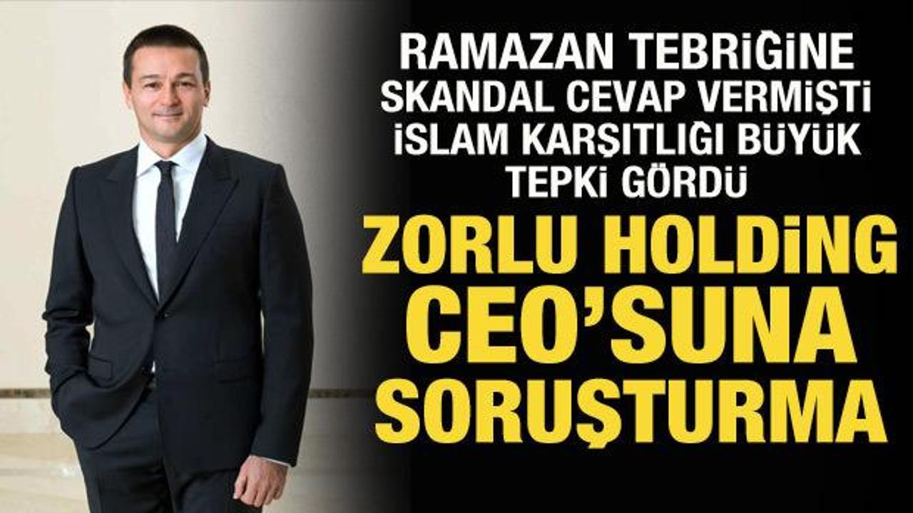 Zorlu Holding CEO'su Cem Köksal hakkında soruşturma başlatıldı - Haber 7 GÜNCEL