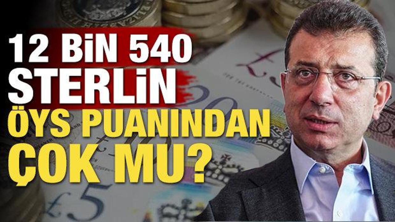 12 bin 540 sterlin ÖYS puanından çok mu?