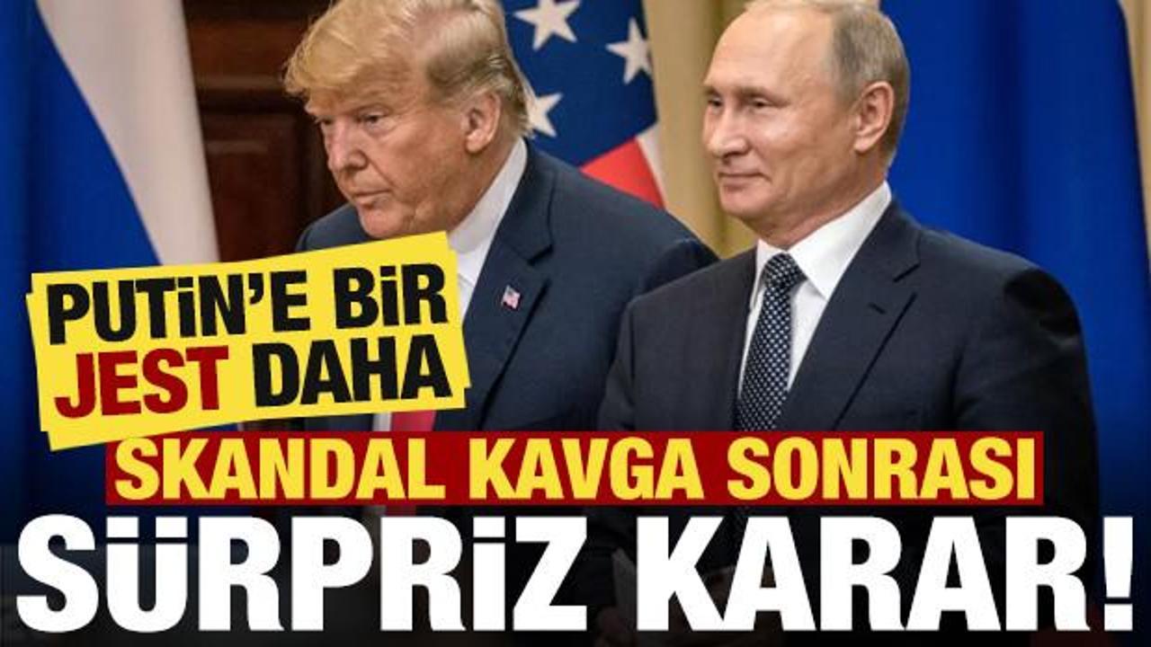 ABD'den Putin'e bir jest daha! Skandal kavga sonrası sürpriz karar...