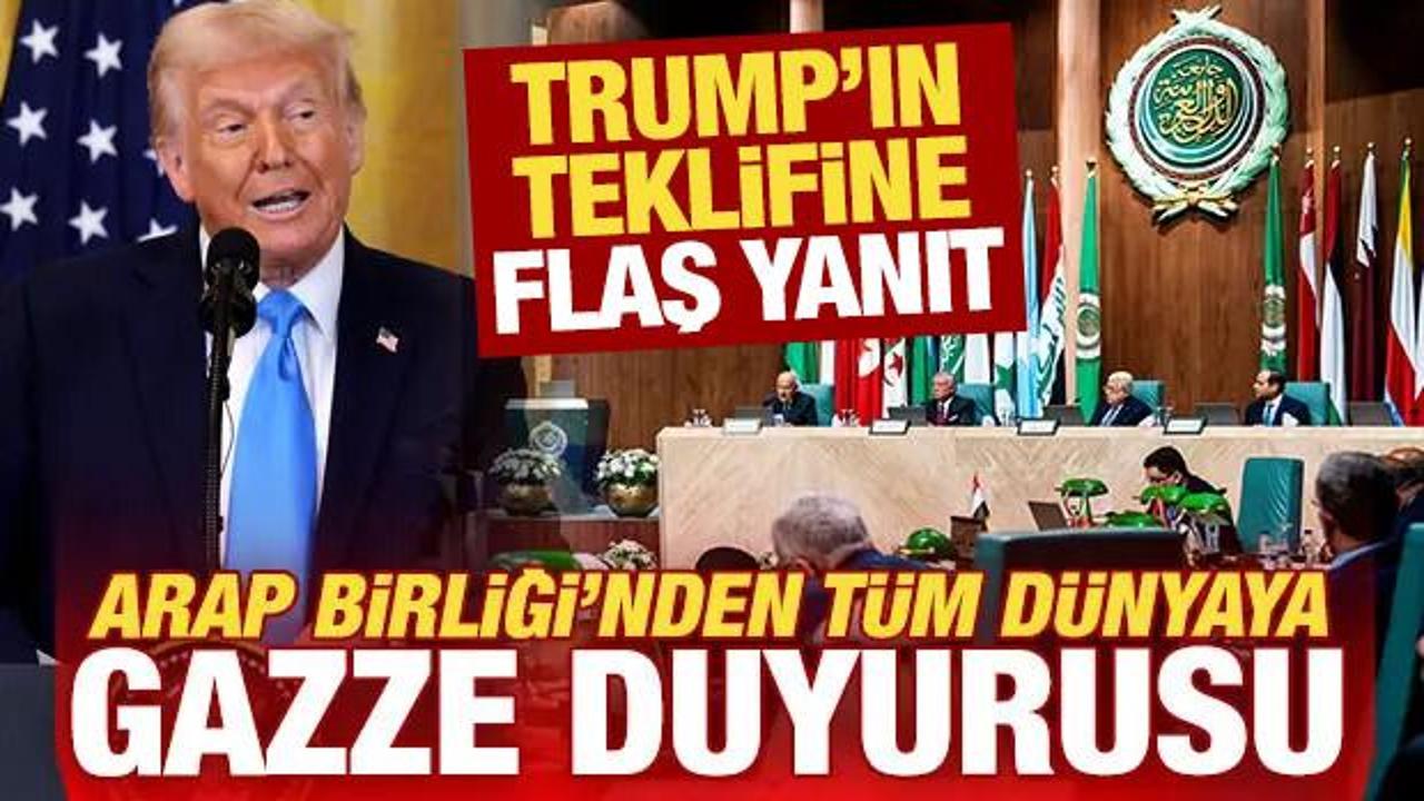 Arap Birliğinden t&uuml;m d&uuml;nyaya son dakika Gazze duyurusu! Trump'a k&ouml;t&uuml; haber