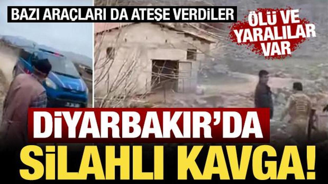Diyarbakır'da iki aile arasında silahlı kavga! &Ouml;l&uuml; ve yaralılar var