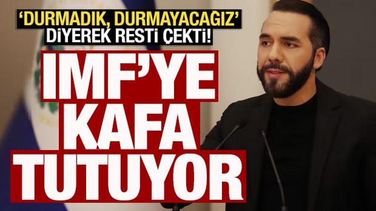 El Salvador, IMF'ye meydan okuyor! 'Durmadık, durmayacağız'