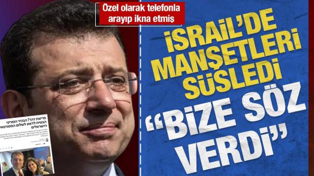 İmamoğlu, Türkiye’ye gelmeye korkan İsrailli sporculara güvenlik sözü verdi