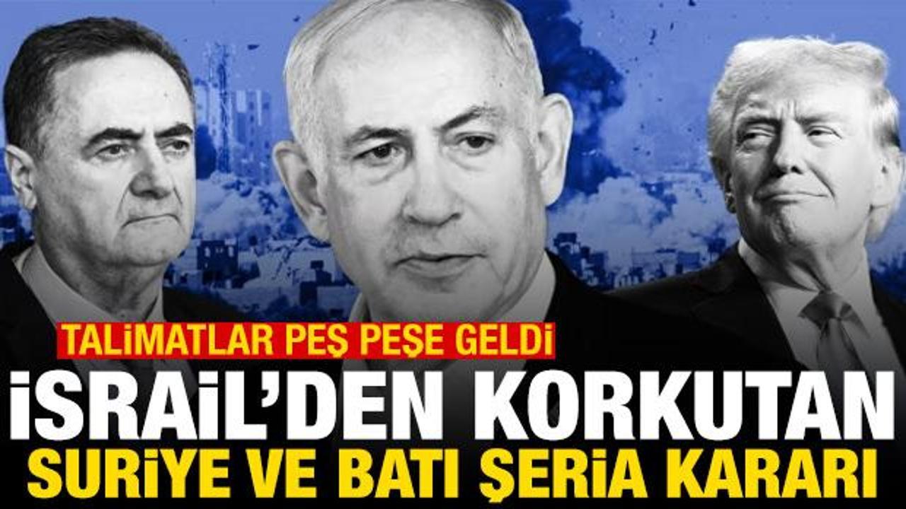 İsrail'den "Suriye ve Batı Şeria'da işgali s&uuml;rd&uuml;rme" kararı