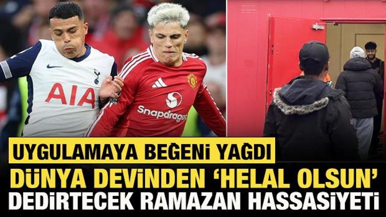 Manchester United'ın Ramazan hassasiyeti helal olsun dedirtti! Uygulamaya beğeni yağdı