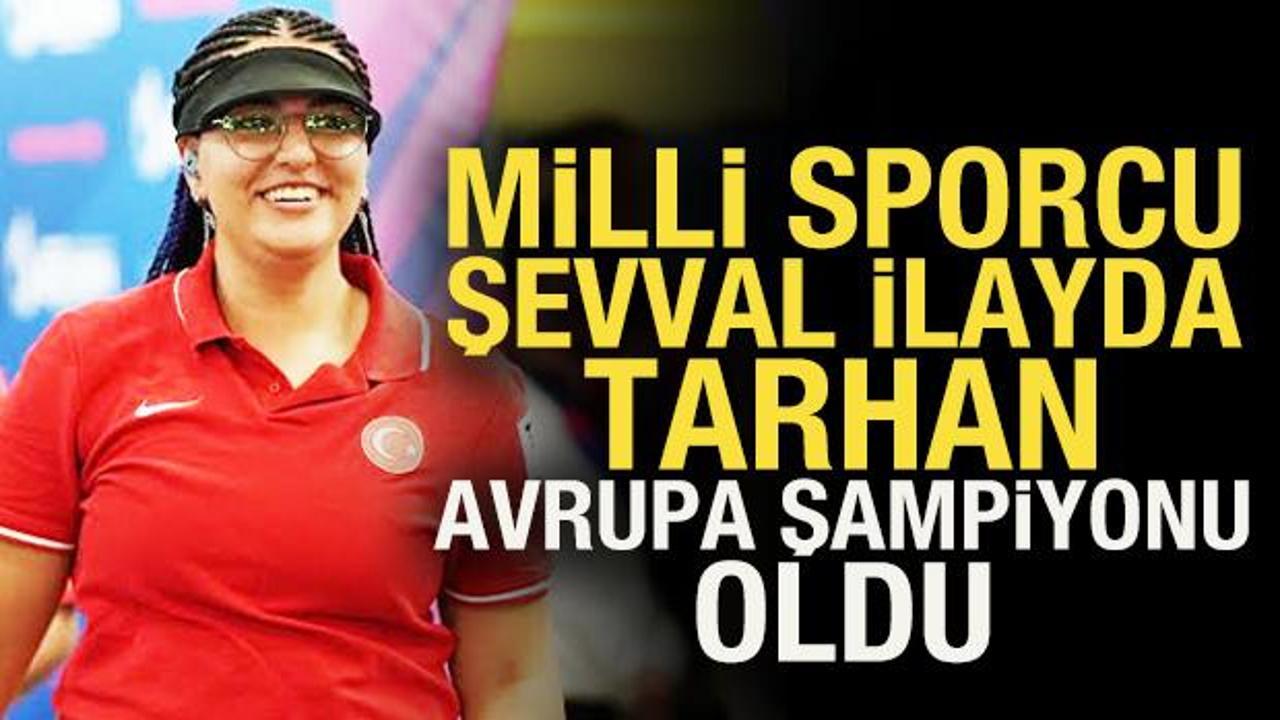 Milli atıcı Şevval İlayda Tarhan Avrupa şampiyonu oldu