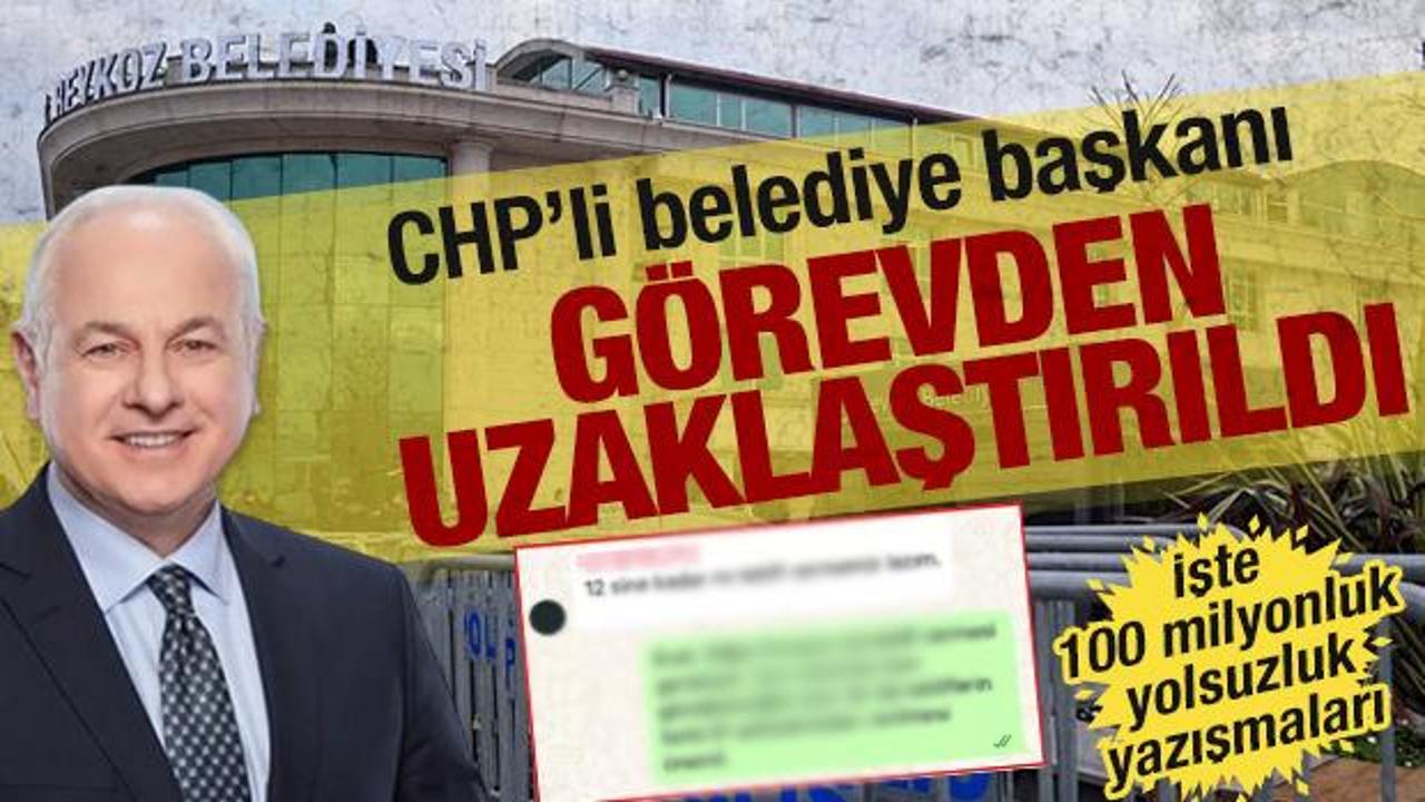 Beykoz Belediye Başkanı görevden uzaklaştırıldı