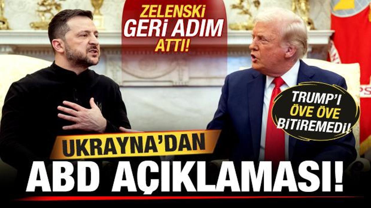 Son dakika: Ukrayna'dan son dakika ABD a&ccedil;ıklaması! Zelenski geri adım attı