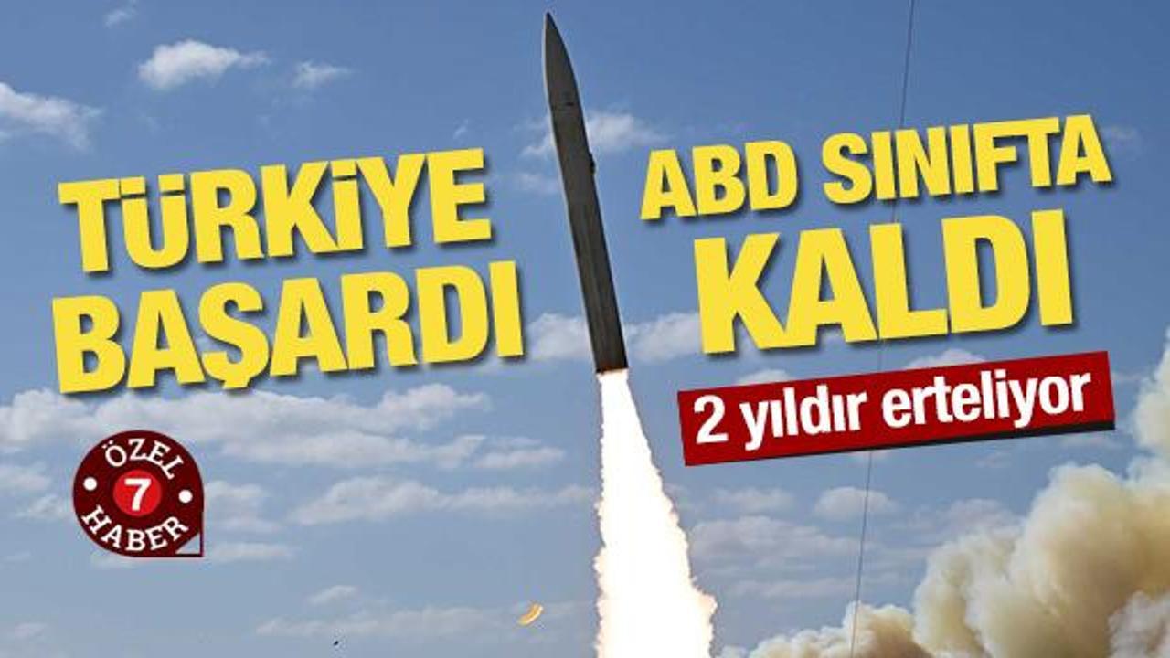T&uuml;rkiye başardı, ABD sınıfta kaldı! 2 yıldır erteliyor