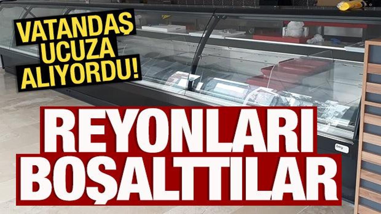 Vatandaş ucuza alıyordu! Adeta reyonları boşalttılar