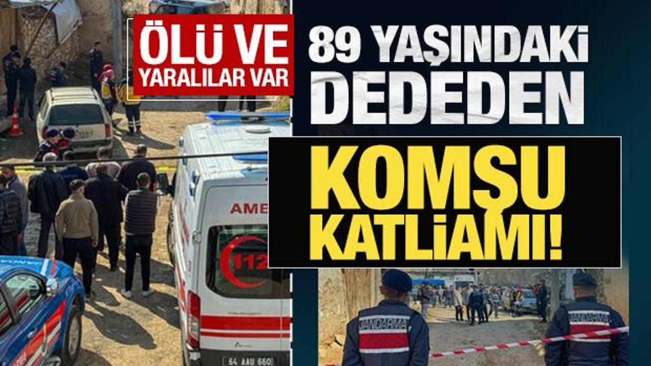 89 yaşındaki dededen komşu katliamı! 2'si &ouml;ld&uuml; 1'i ağır yaralı!