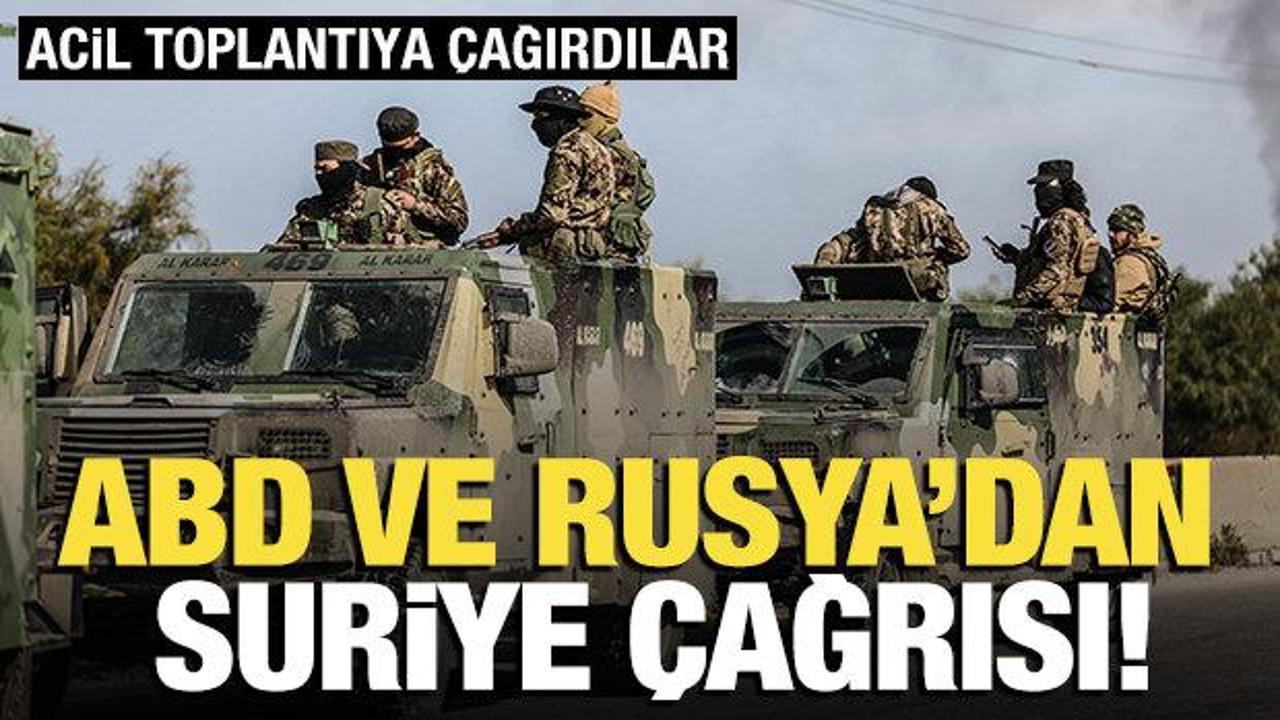 ABD ve Rusya'dan Suriye &ccedil;ağrısı! BMGK&rsquo;yi toplantıya &ccedil;ağırdılar