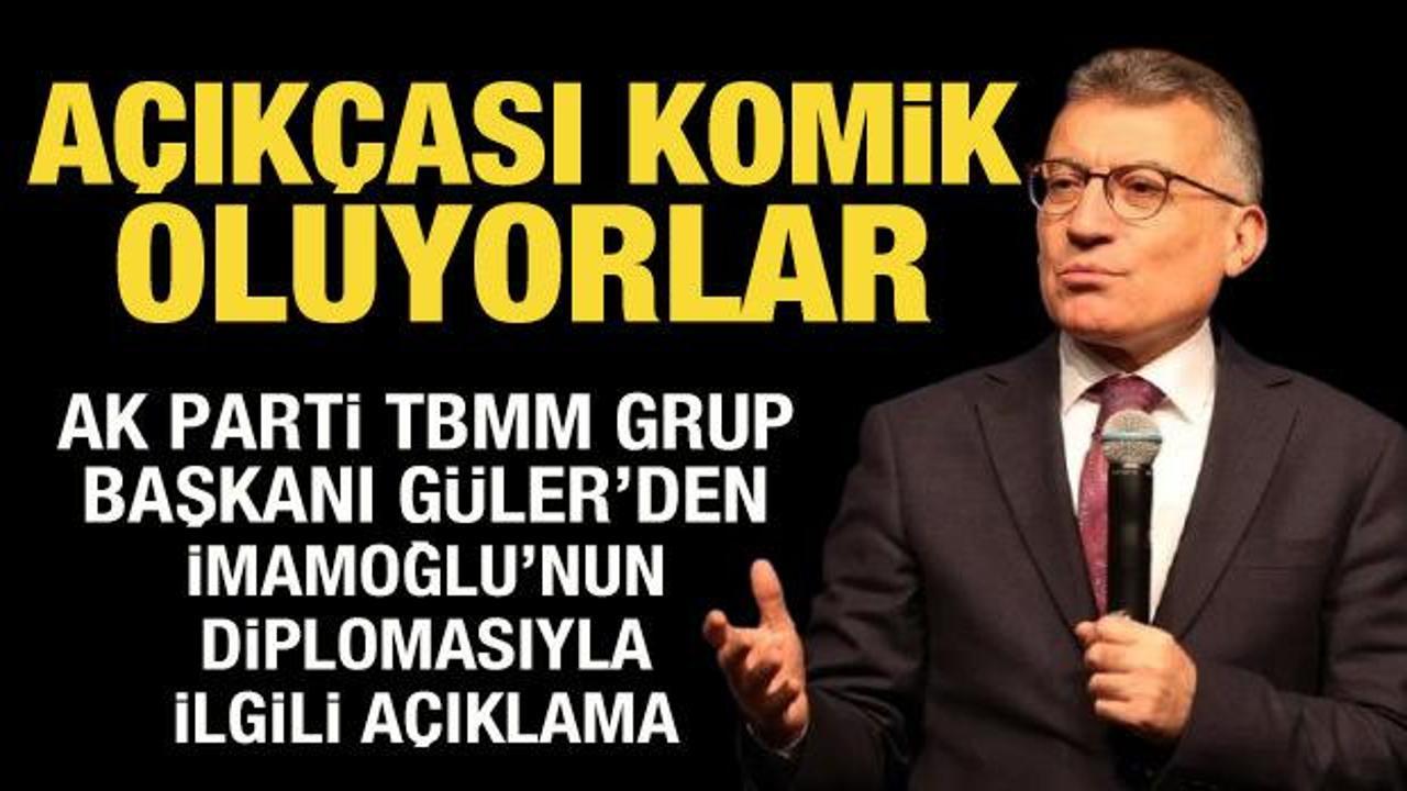 AK Parti Grup Başkanı Abdullah G&uuml;ler'den İmamoğlu'nun diplomasıyla ilgili a&ccedil;ıklama