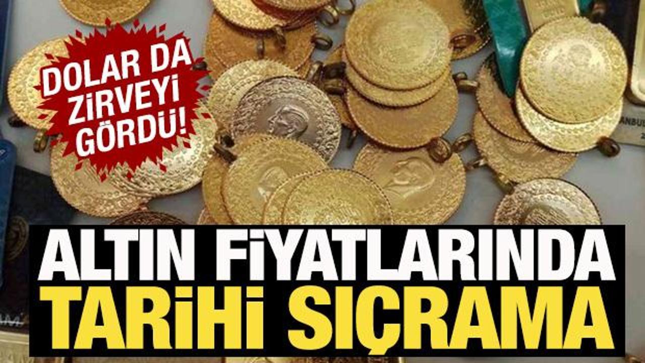 Altın fiyatlarında tarihi sıçrama! Dolar da zirveyi gördü