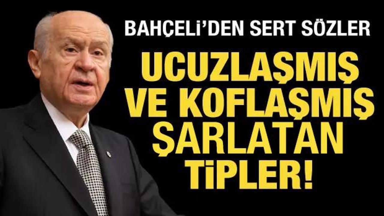 Bah&ccedil;eli'den sert s&ouml;zler: Koflaşmış şarlatan tipler!