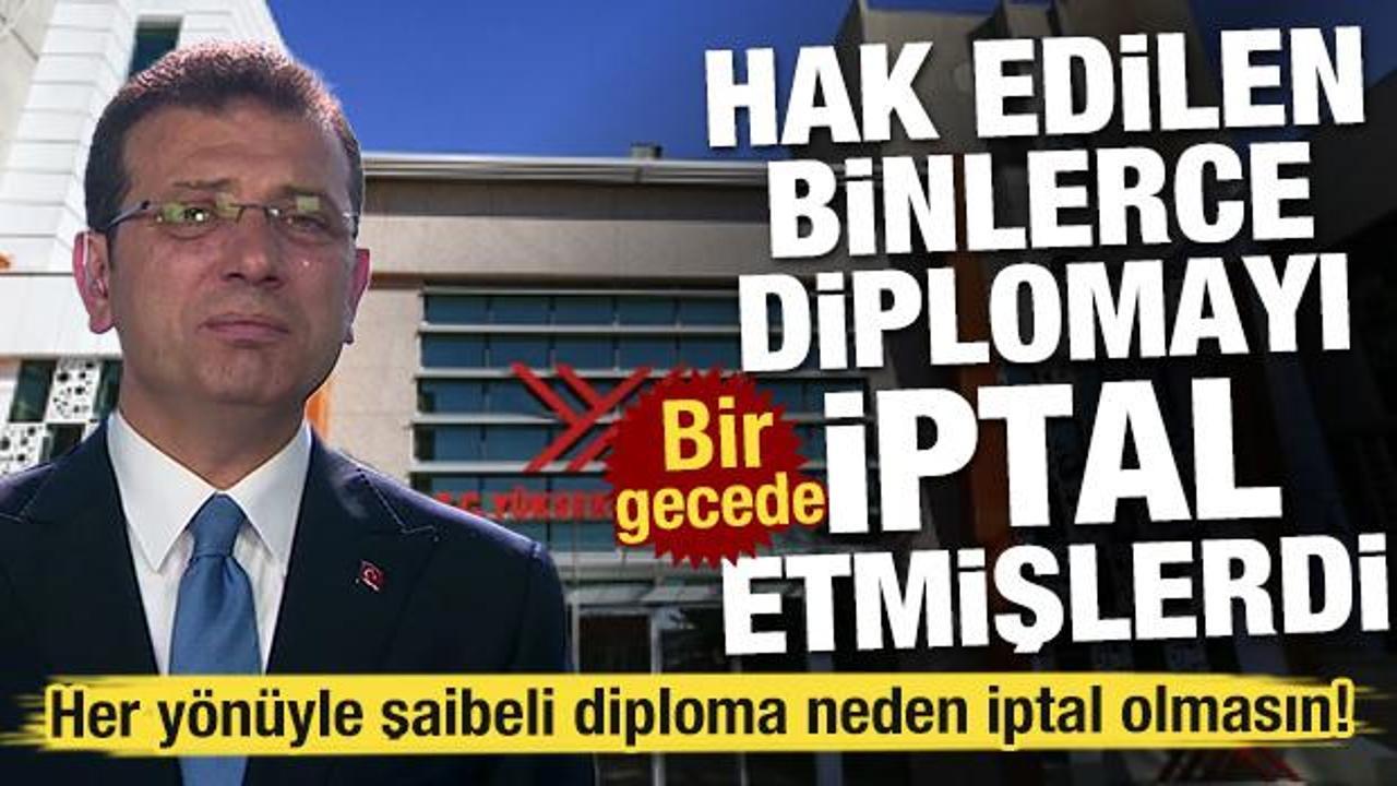 Şaibe değil siyasi saik: 28 Şubat'ta 4 bin kişinin &uuml;niversite diploması iptal edilmiş!