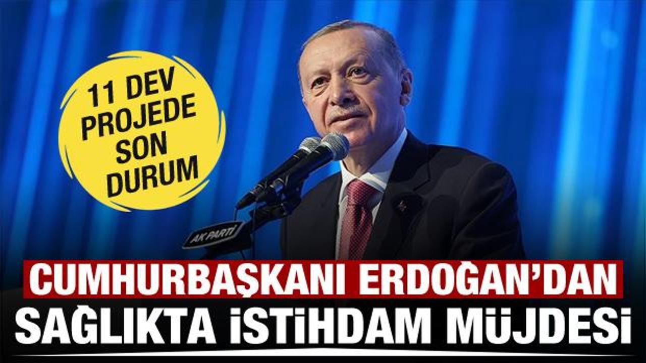 Cumhurbaşkanı Erdoğan'dan m&uuml;jde: 2025 yılında 37 bin yeni personel alacağız