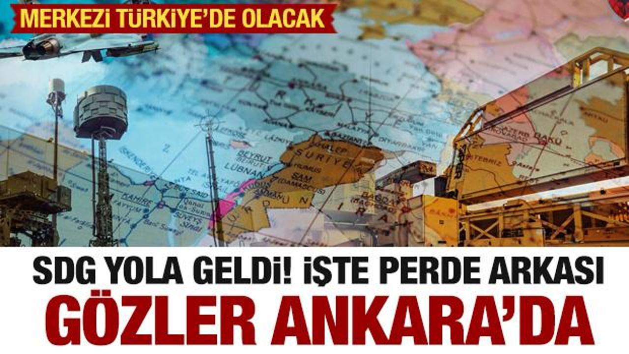 G&ouml;zler Ankara'da! SDG yola geldi...Merkezi T&uuml;rkiye'de olacak