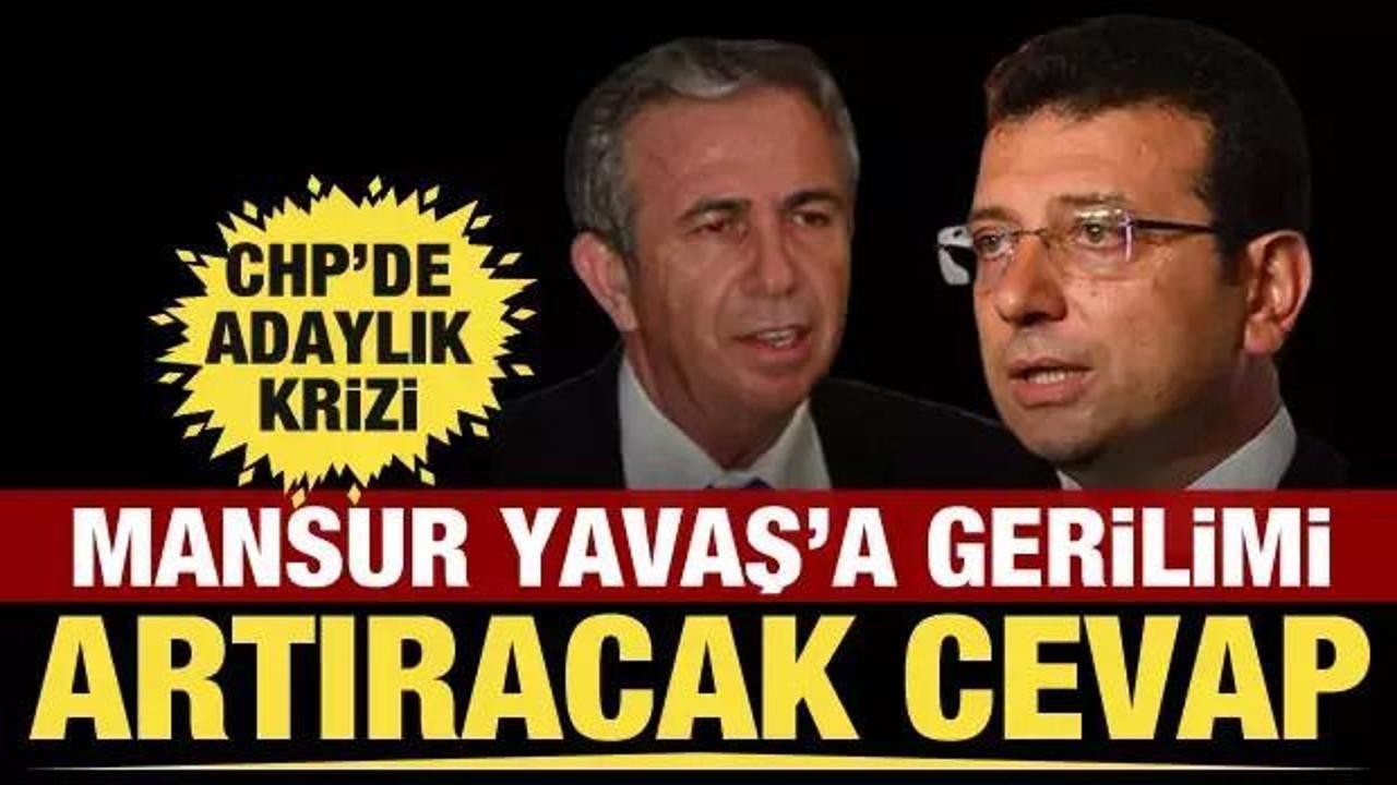 Mansur Yavaş'ın 'adaylık' sözlerinin ardından İmamoğlu'nun ekibinden manidar yanıt