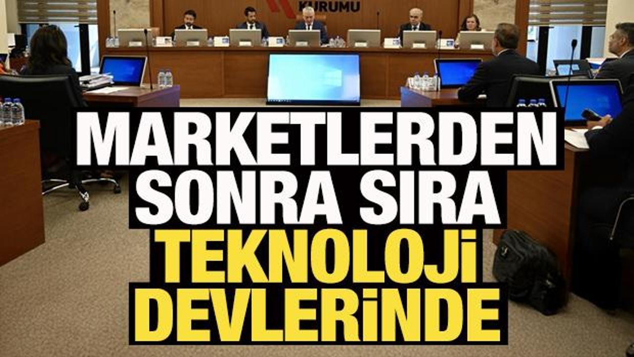 Marketlerden sonra teknoloji devlerine de soruşturma