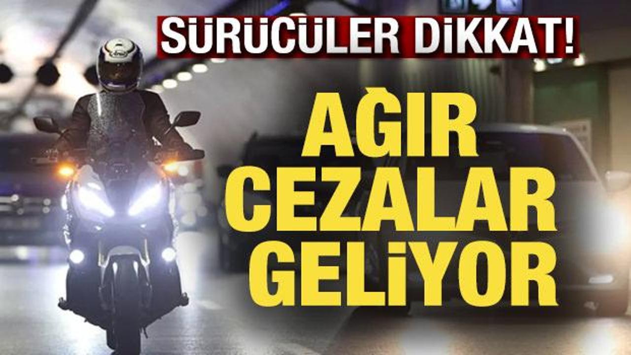 Motosiklet s&uuml;r&uuml;c&uuml;leri dikkat! Kural ihlallerine ceza artıyor