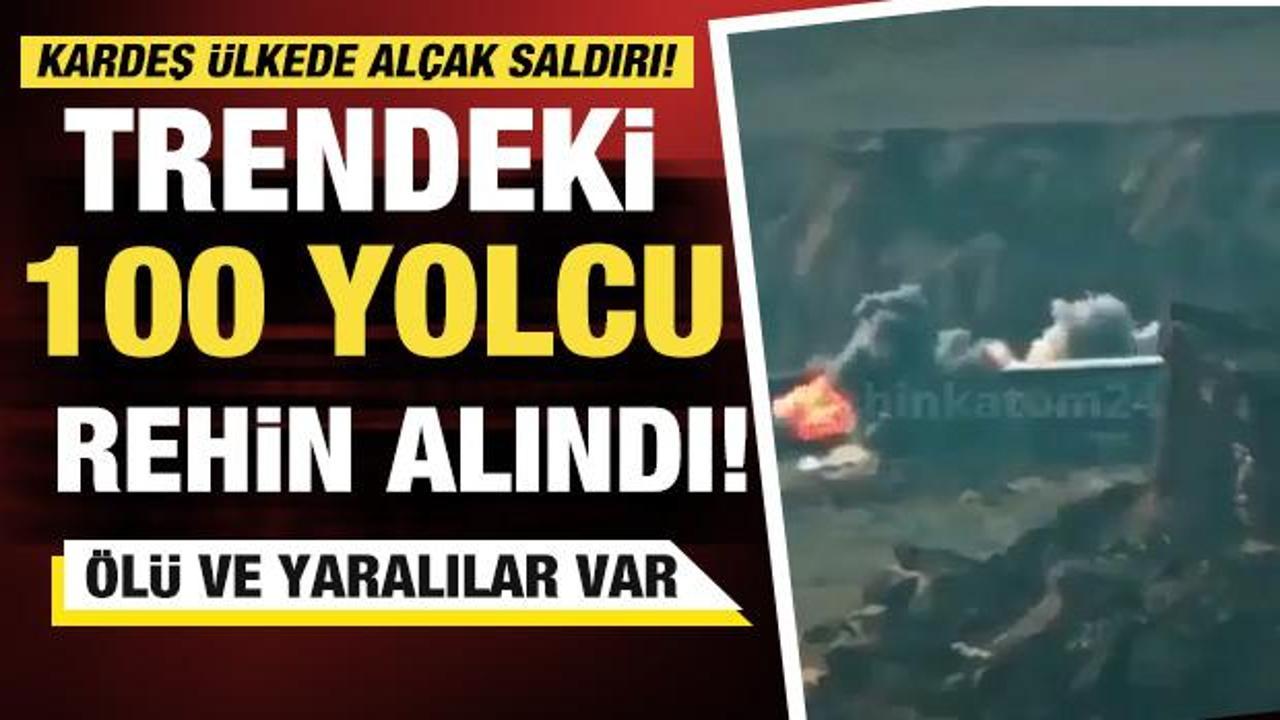 Pakistan'da militanlar trene saldırdı... &Ouml;l&uuml; ve yaralılar var!