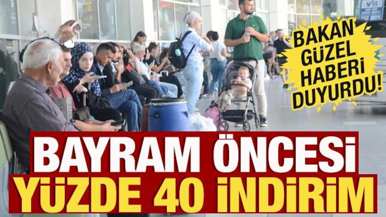 Şehirlerarası otob&uuml;slerde ailelere y&uuml;zde 40 indirim!