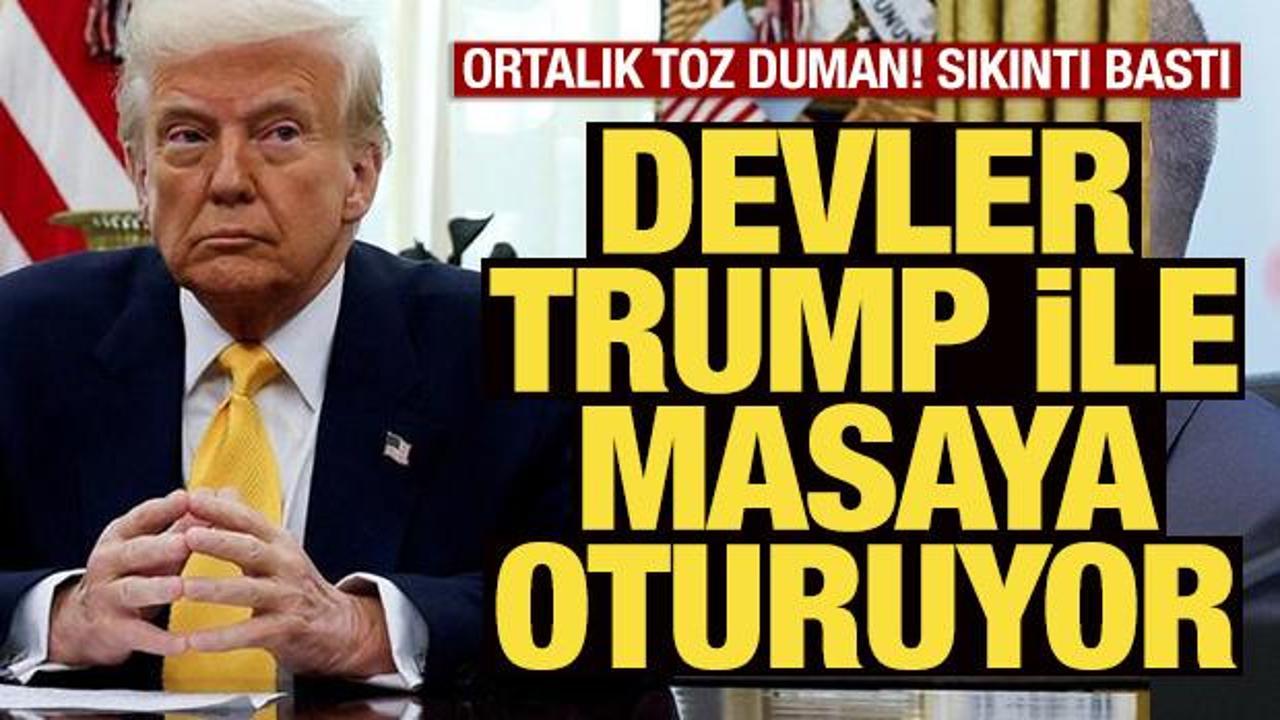 Sıkıntı bastı! Devler Trump ile masaya oturuyor