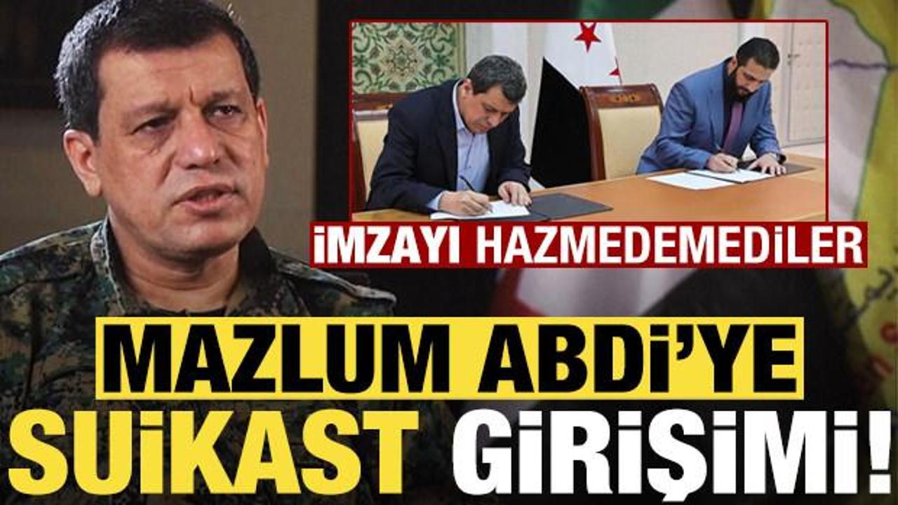 Son dakika: SDG elebaşı Mazlum Abdi'ye suikast girişimi! İmzayı hazmedemediler...