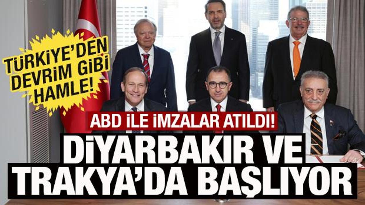 Türkiye'den petrol ve doğal gaz için dev hamle! ABD ile imzalar atıldı