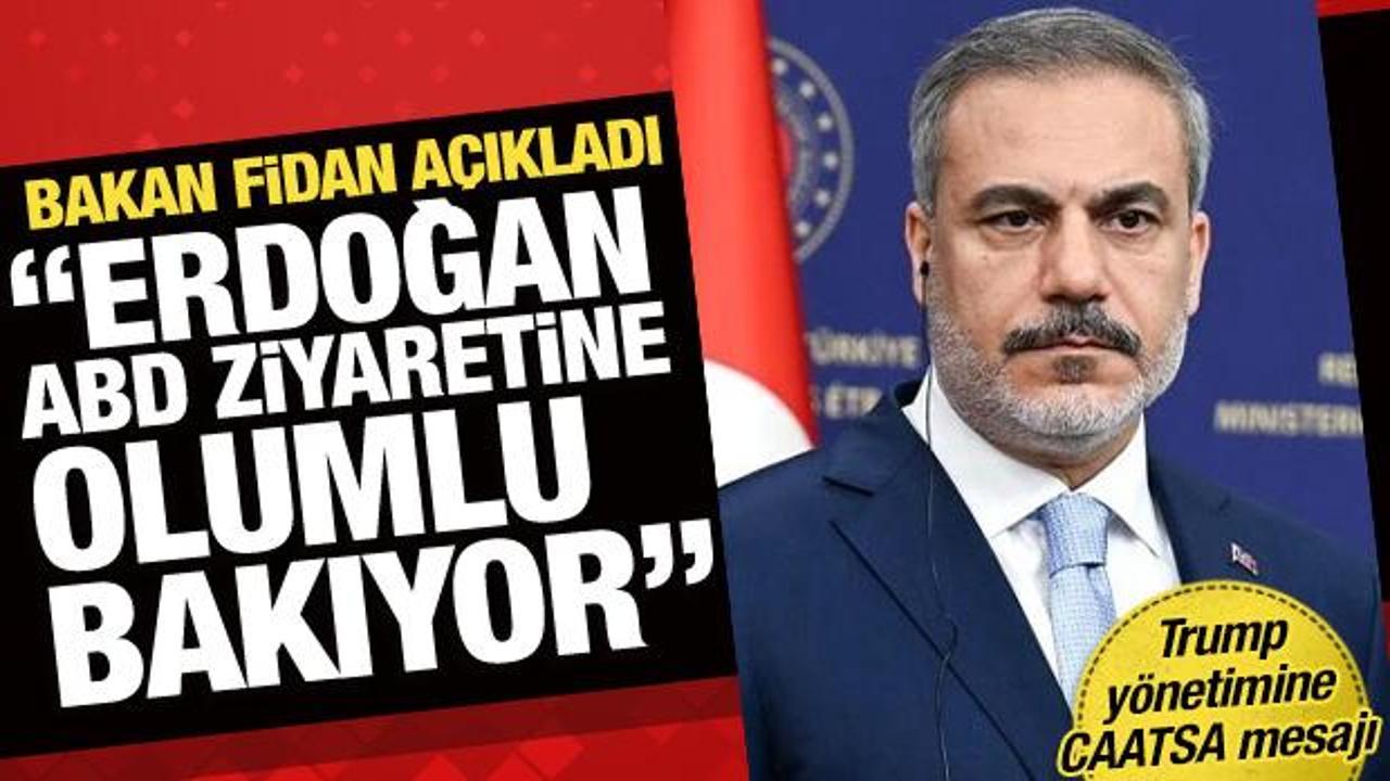 Bakan Fidan'dan Erdoğan-Trump g&ouml;r&uuml;şmesine ilişkin a&ccedil;ıklama!